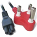Clover Socket 3 pin Power Cord Dedicated Plug - 1.8 meters
