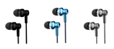 Electro painted ear-tips, Dualtone braided cable - Stereo Earphones With Mic