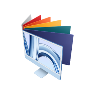 24-INCH IMAC WITH RETINA 4.5K DISPLAY: APPLE M3 CHIP WITH 8‑CORE CPU AND 8‑CORE GPU, 256GB SSD - PINK